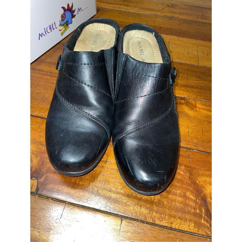 Michel M Mary Port 2 Black Women’s Heel Booties Size 8